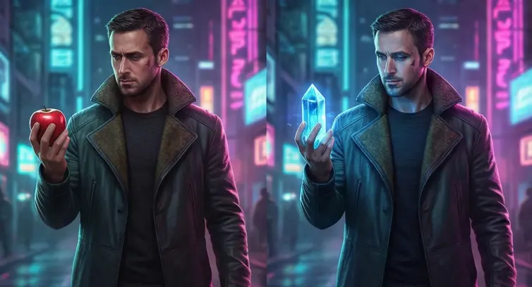 Editor interface showing inpainting mask on an object