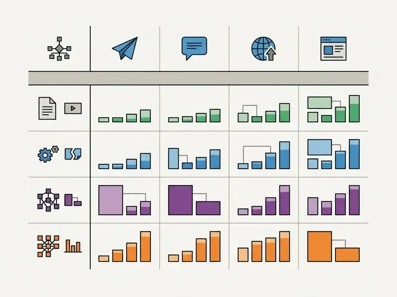 Comparison table displaying various video file size limits across different messaging and sharing platforms