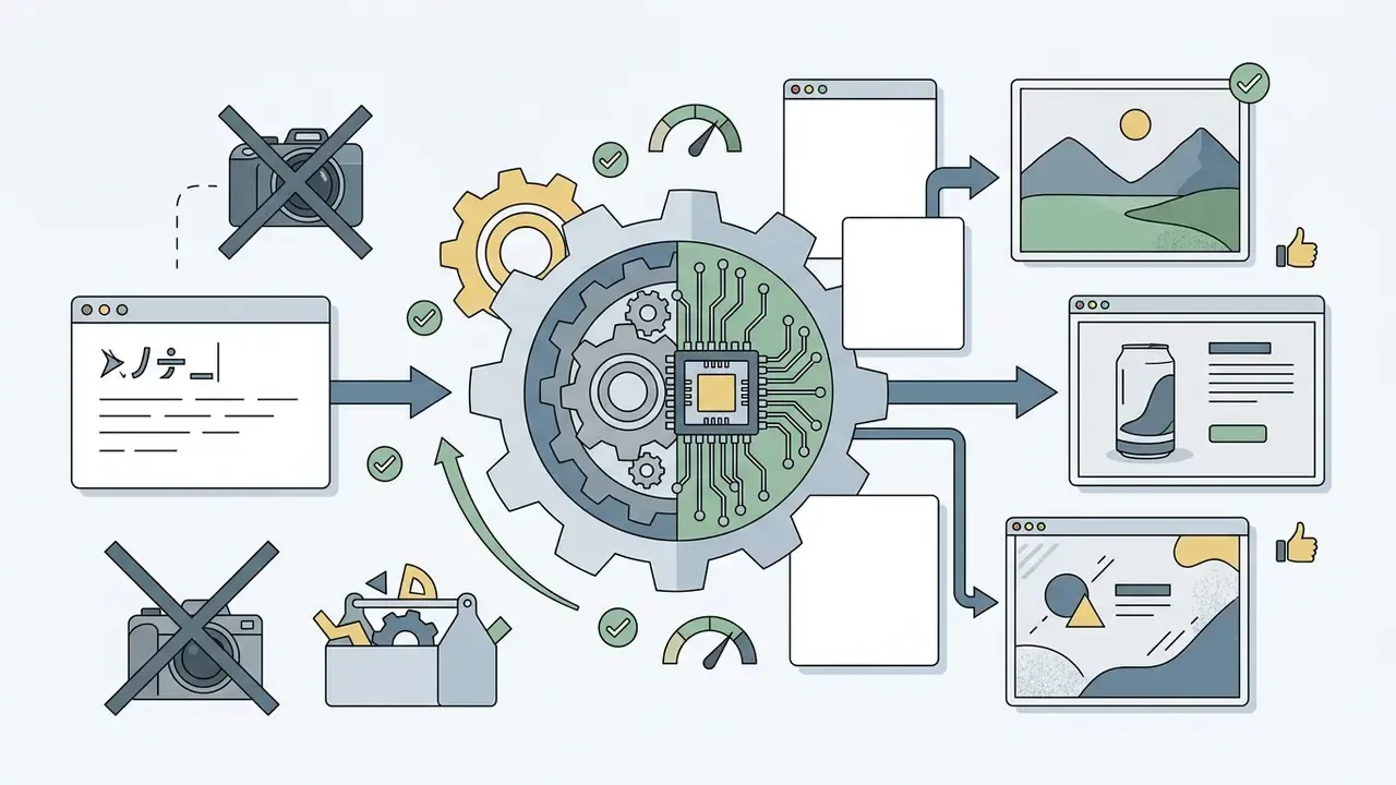 Central gear and circuit processor converting text prompts into diverse high resolution digital images