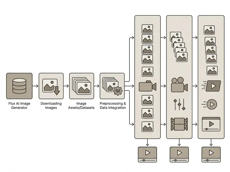 flux ai image to video production workflow