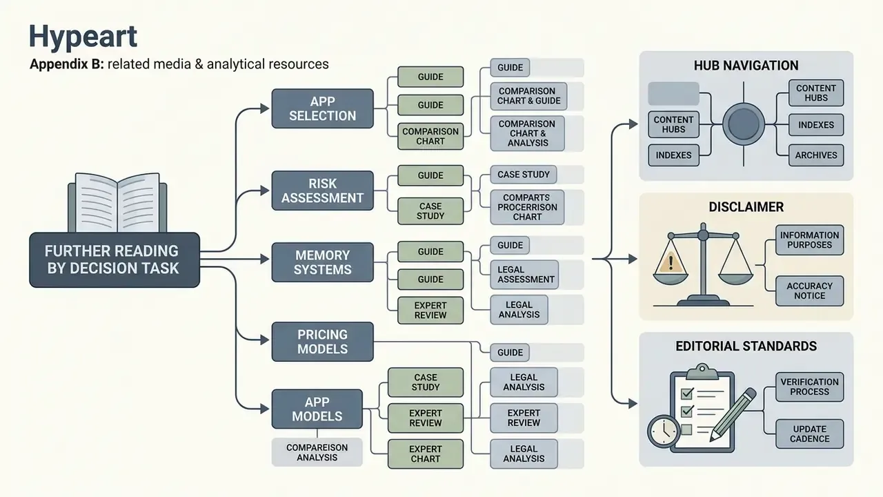 Tree structure organizing reading resources by decision tasks, navigation, disclaimers, and standards