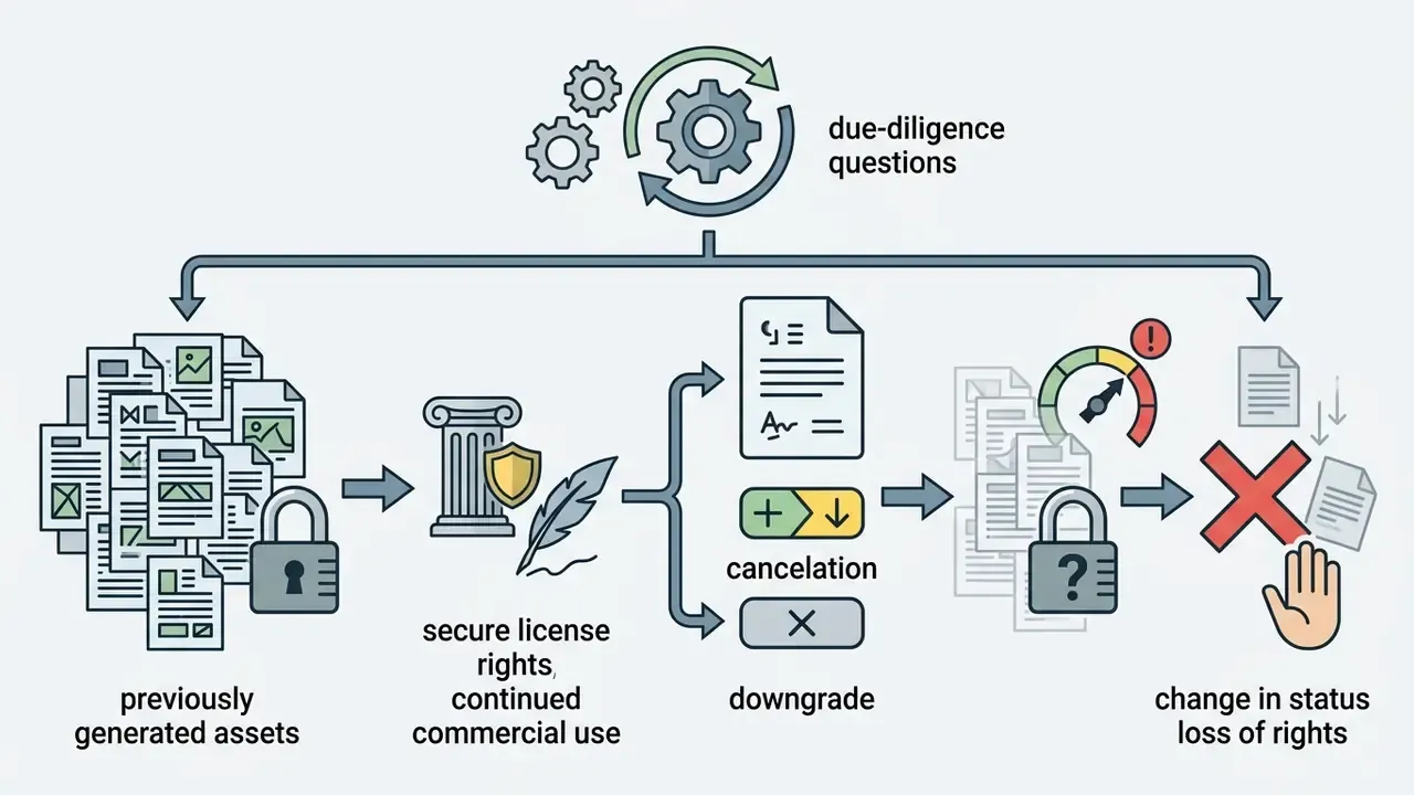 Locked assets passing through legal symbols to a status change resulting in the loss of usage rights
