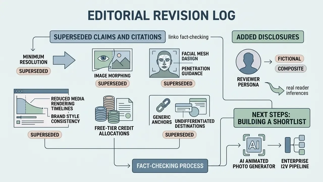 Flowchart tracking superseded claims and citations alongside new disclosures and enterprise pipeline steps