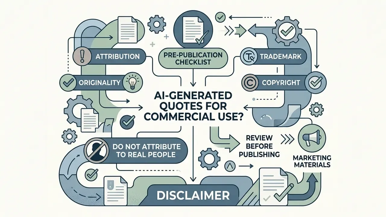 Flowchart outlining legal and ethical considerations for using machine-generated text in business