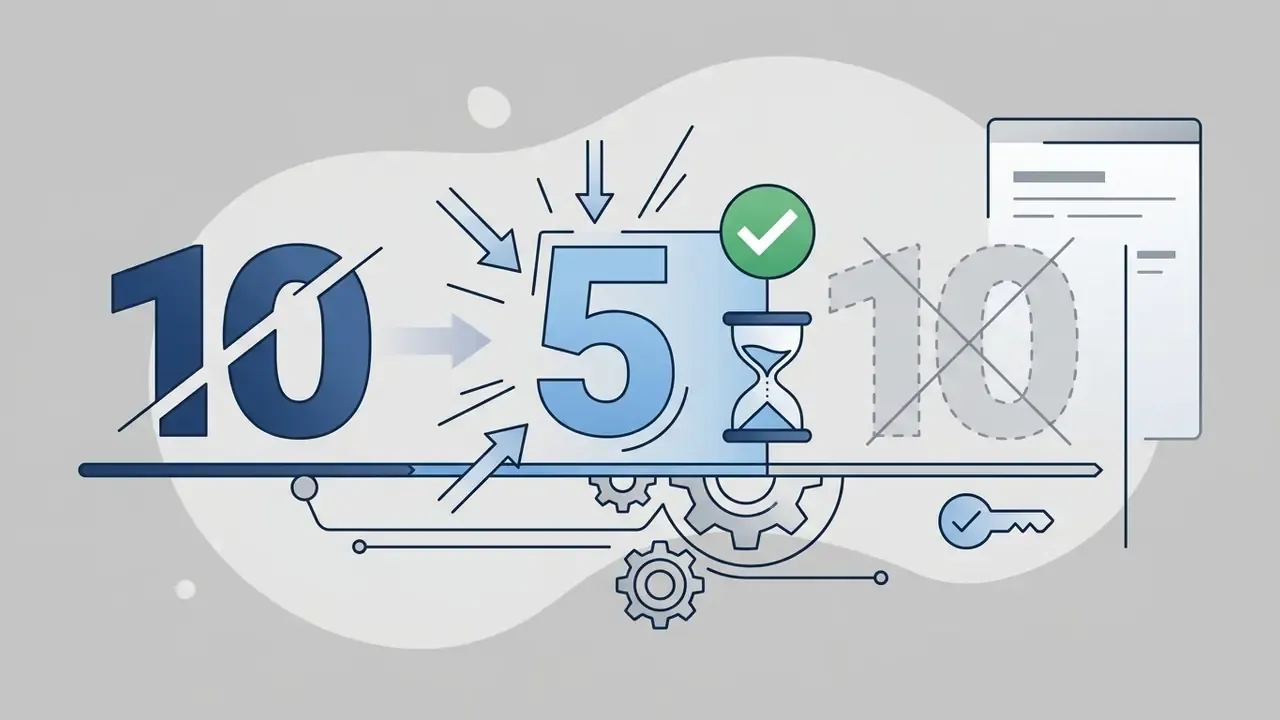 Number ten being replaced by five with an hourglass icon and checkmark for Runway Gen 3 duration limits