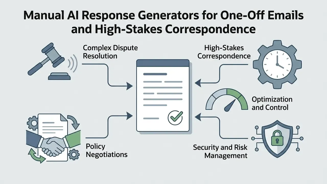Central document icon surrounded by icons for dispute resolution, negotiations, timing, and risk management