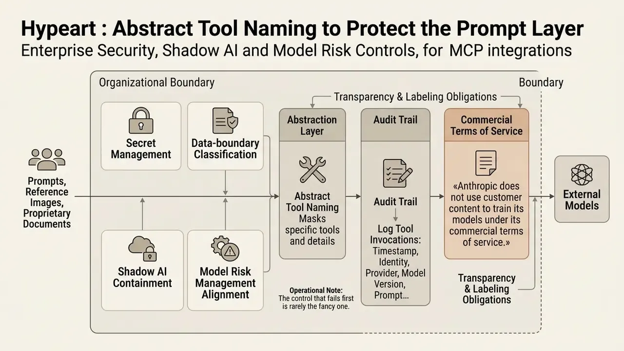 Infographic showing security controls for MCP integrations that protect data crossing boundaries