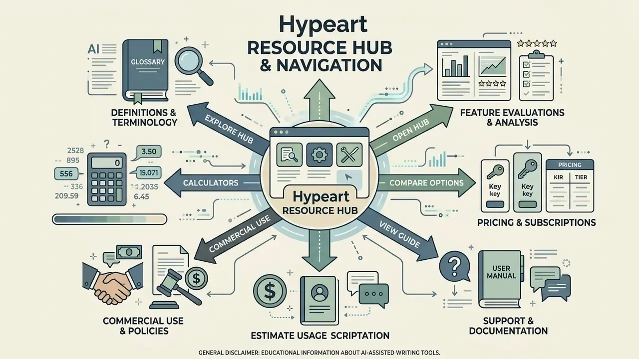 Centralized hub connecting users to technical documentation, pricing tiers, and policy guidelines