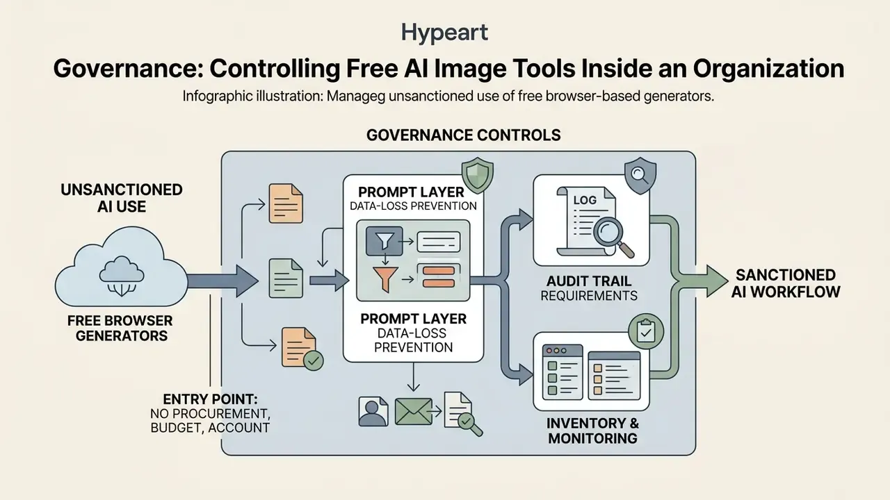 Visual guide showing how to transition from unsanctioned browser tools to a secure corporate workflow