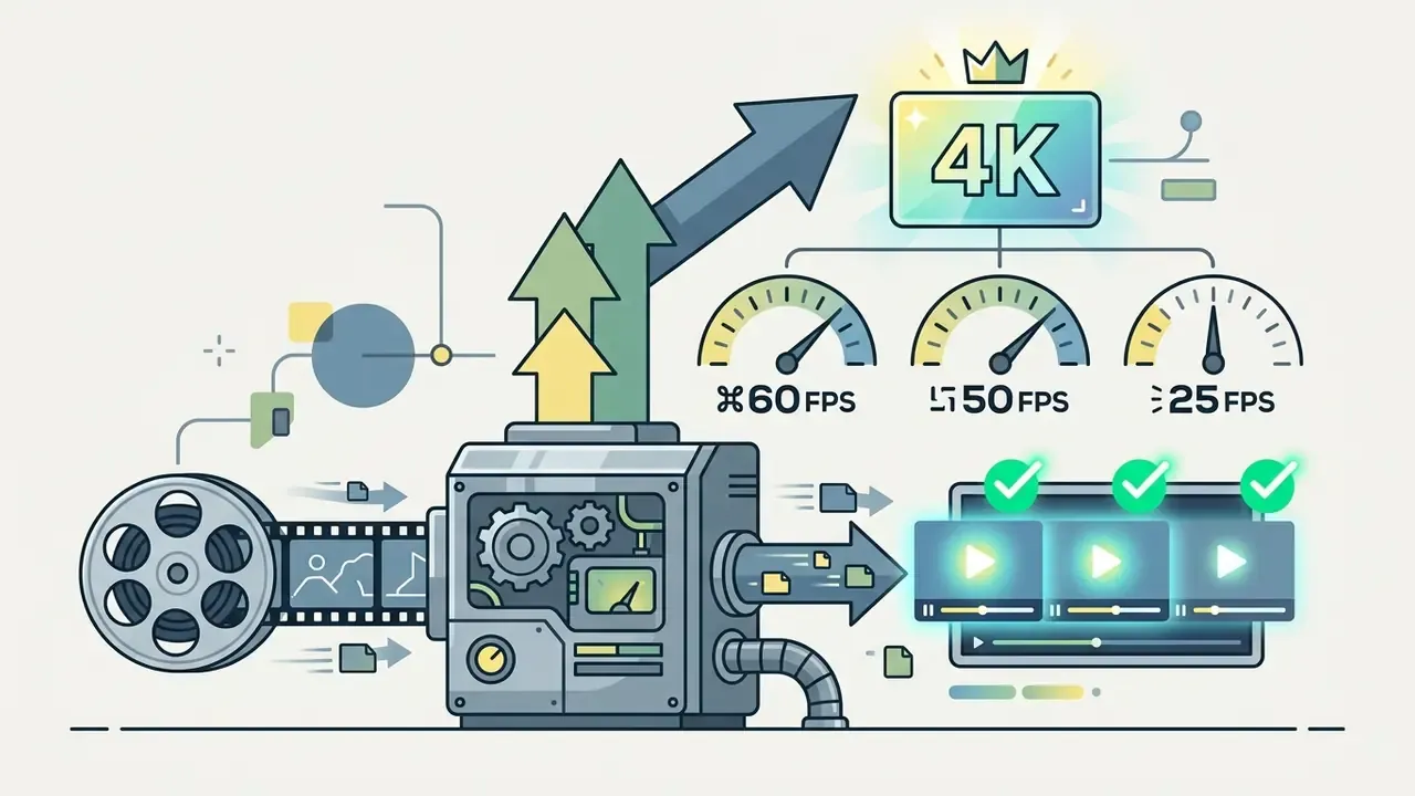 Mechanical processor converting film reels into 4K video files at various frame rate settings
