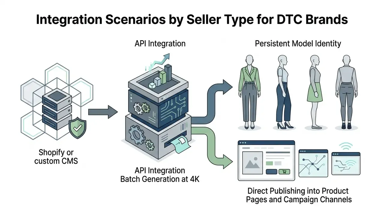 System flow showing CMS data moving through an API to generate persistent models and web content