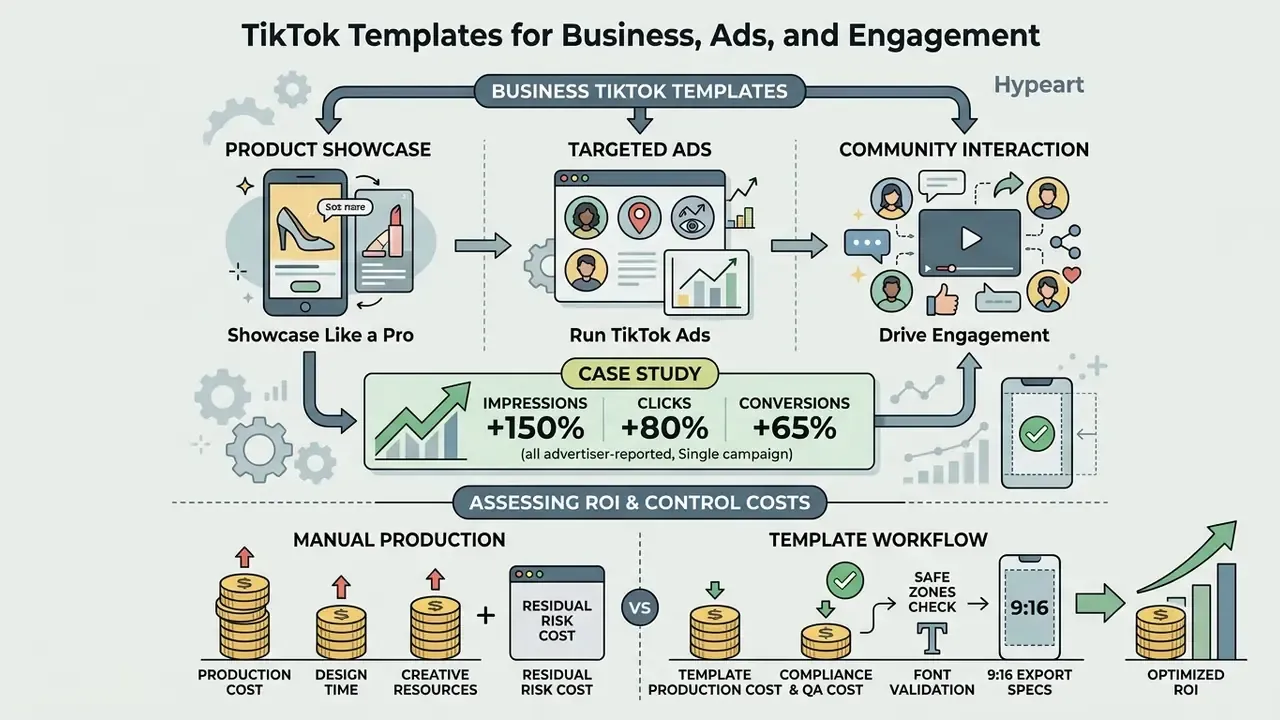 Comparative infographic showing how video workflows impact business performance and production costs
