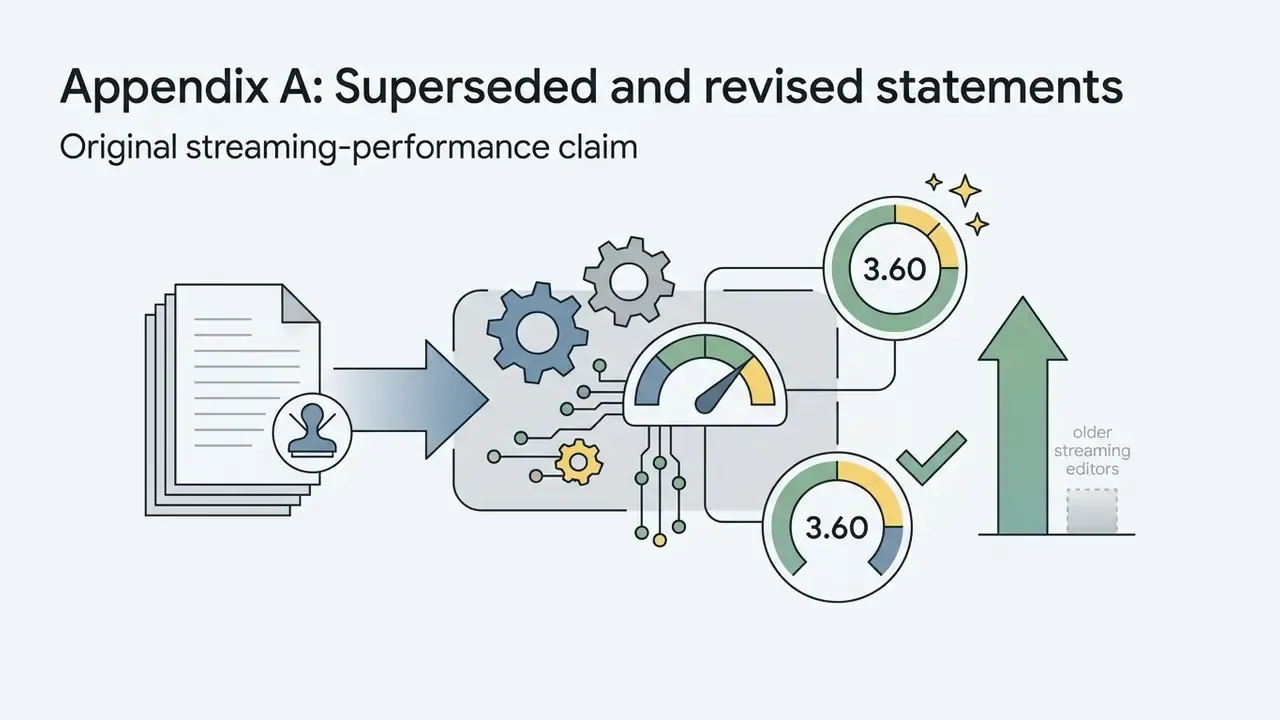 Documents moving through a processing engine to reach high performance scores exceeding older benchmarks