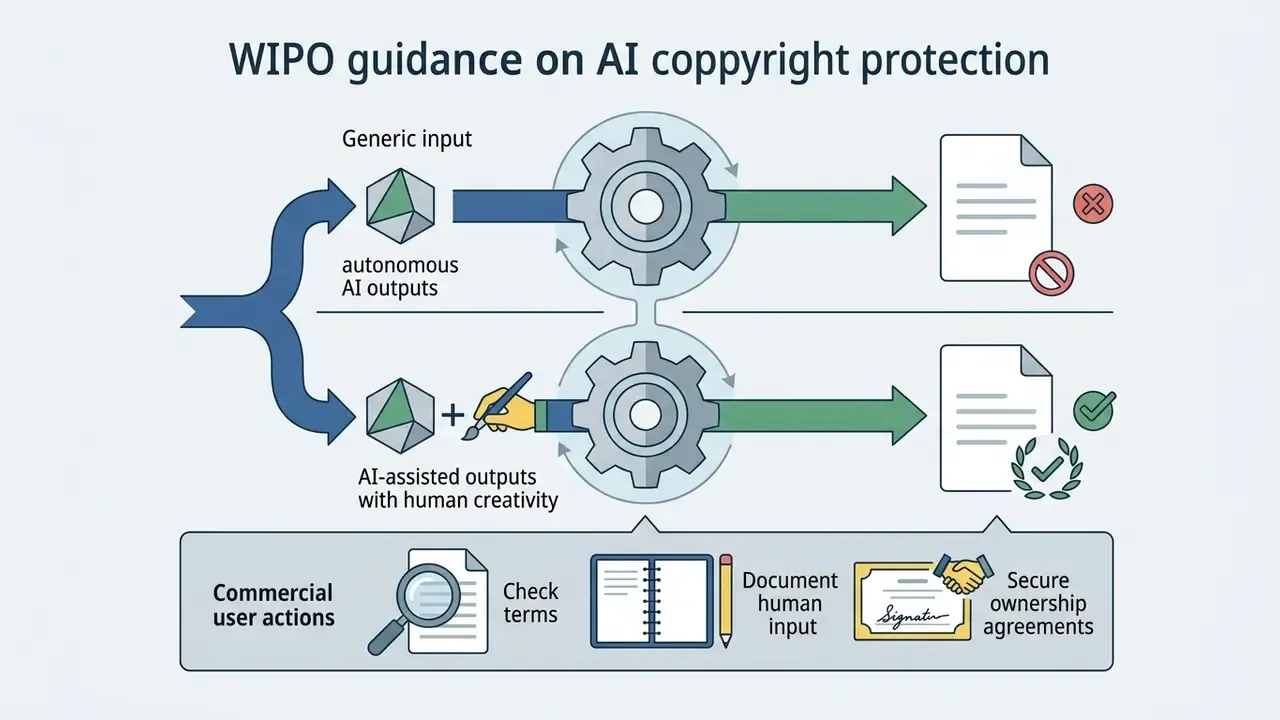 Comparison of autonomous and human-assisted AI outputs with recommended commercial user actions