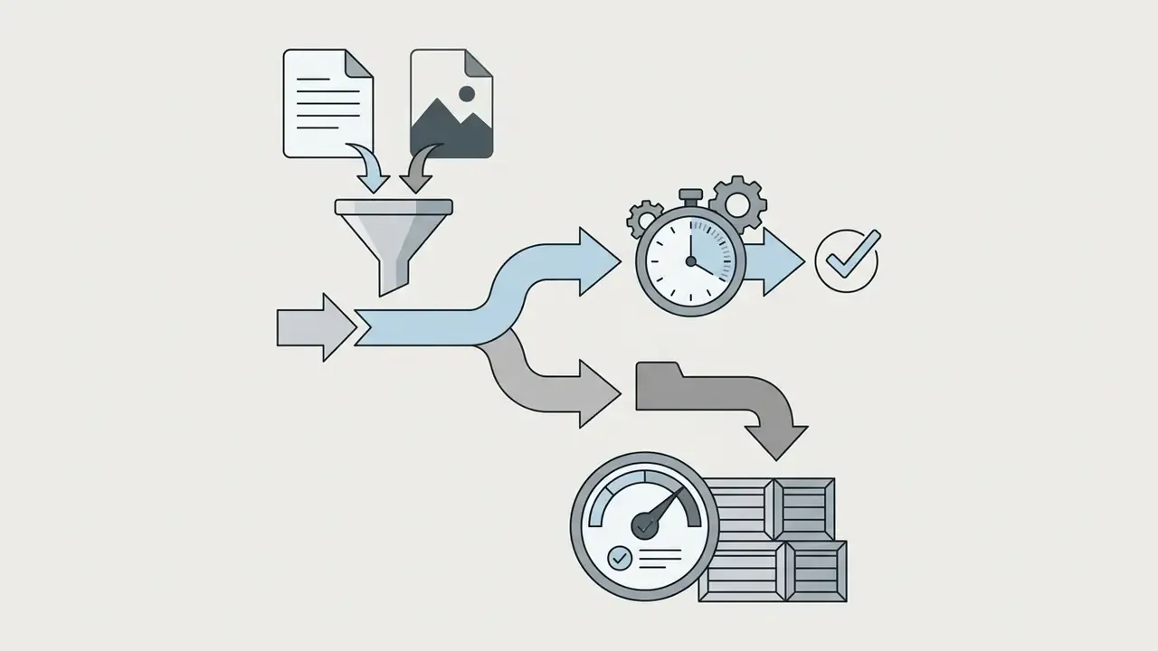 Visual representation of data processing paths leading to either timed expiration or long-term storage