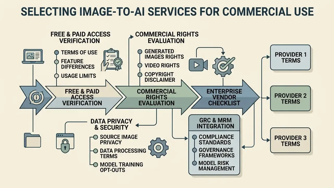 Step by step evaluation framework for assessing commercial vendor licensing and data privacy compliance