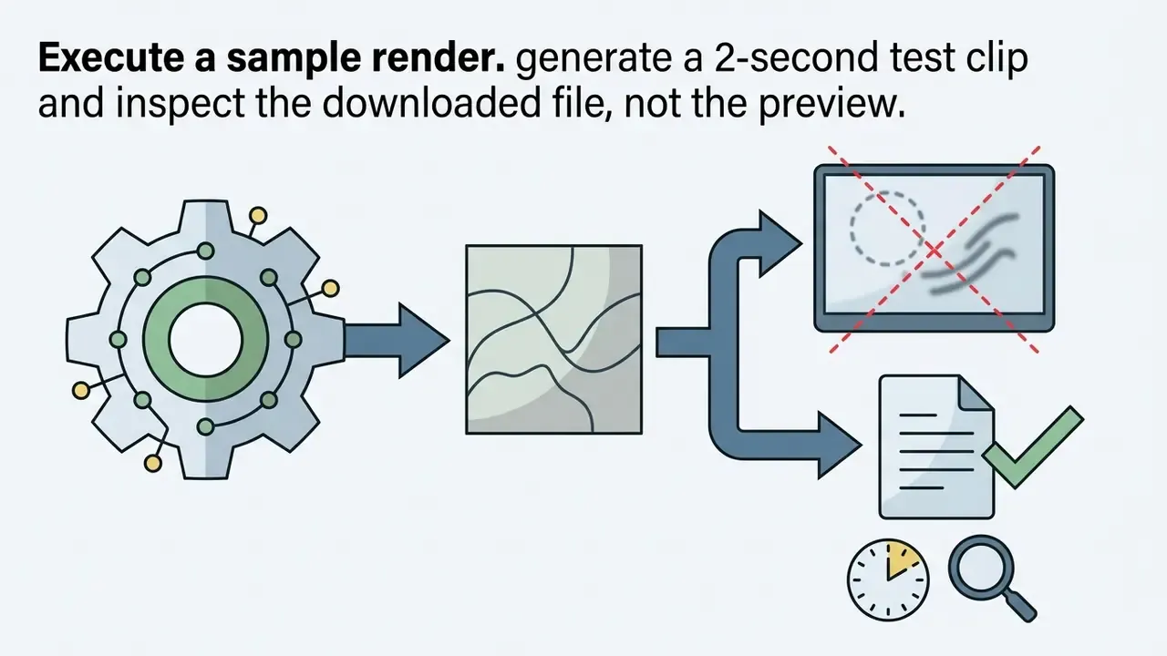 Gear mechanism feeding a data block into a choice between a rejected preview and a verified file download