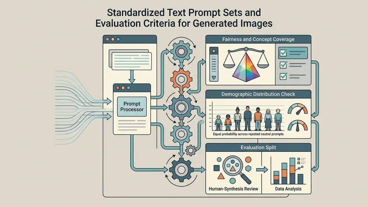 Gear system connecting prompt processing to fairness, demographic distribution, and evaluation analysis