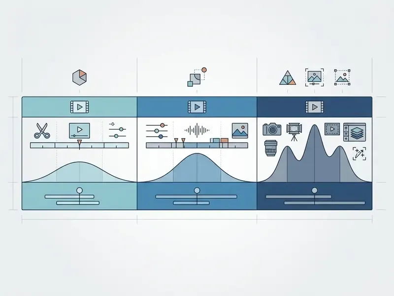 Bar chart showing price tiers for beginner, mid-tier, and expert video editors