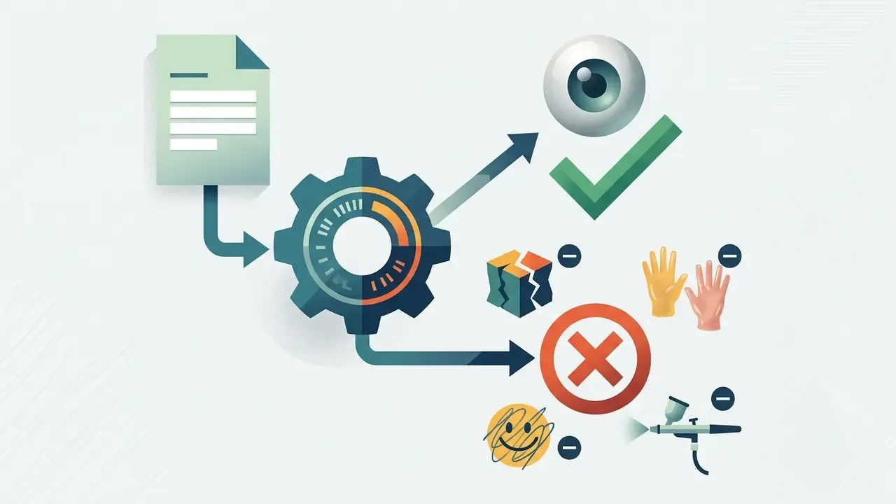 Document feeding into a gear mechanism that sorts inputs into successful results or rejected elements