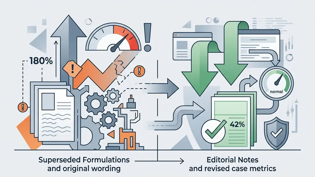 Documents and gears transitioning from high-cost warning indicators to optimized green metrics