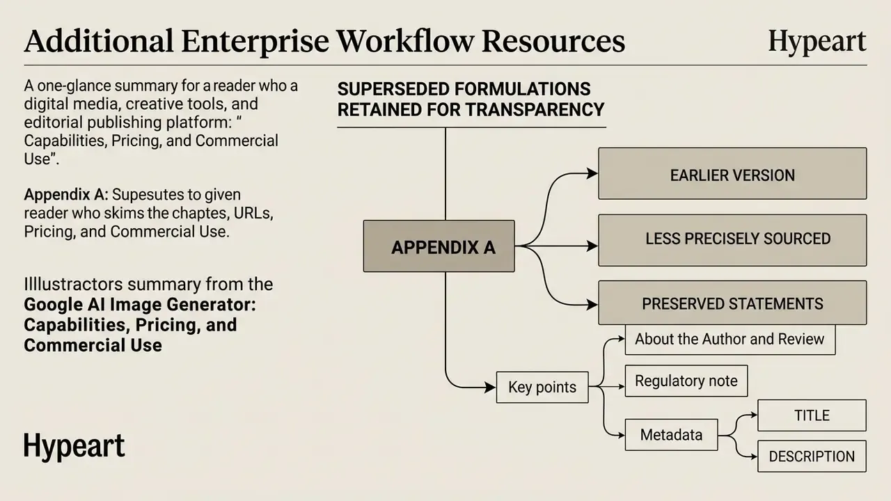 Structural diagram showing how Appendix A organizes superseded content and key editorial metadata points