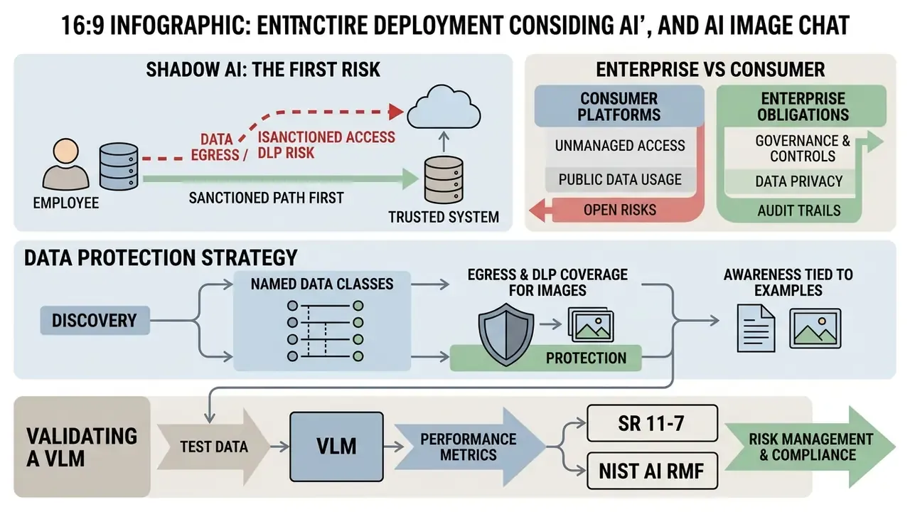 Summary of corporate data protection strategies comparing consumer and enterprise platform risks