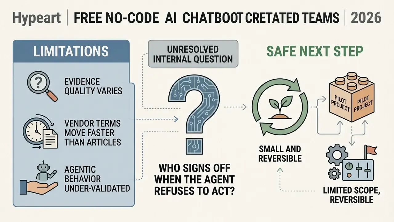Summary of AI deployment challenges, an internal decision question, and a small reversible pilot project