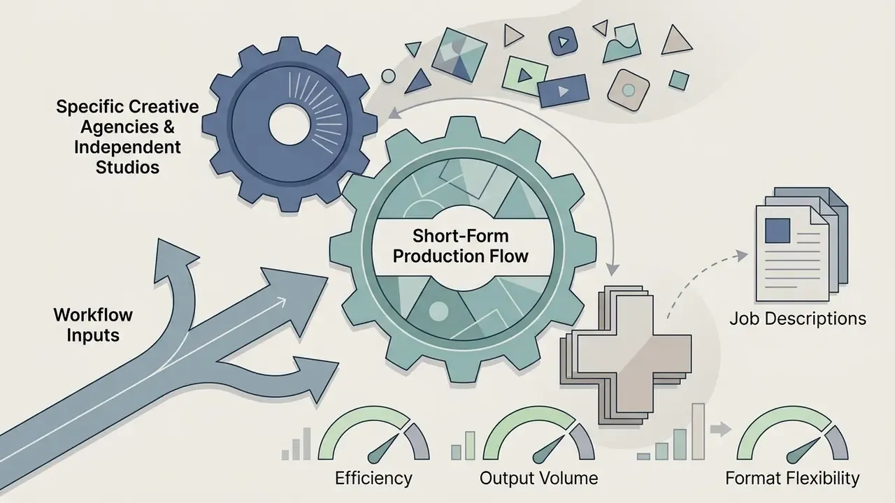 Gear system processing video assets into job descriptions and performance metrics for remote video editor jobs