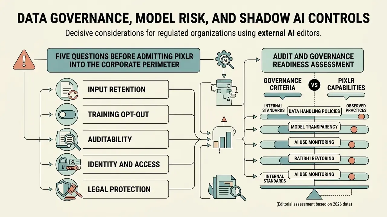 List of five corporate security questions and a comparison scale between governance criteria and capabilities