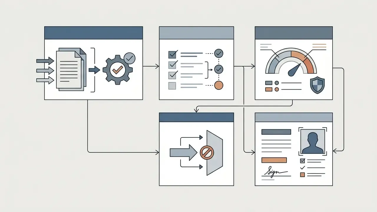 Process steps for inventory mapping, validation criteria, data-leakage controls, and consent handling