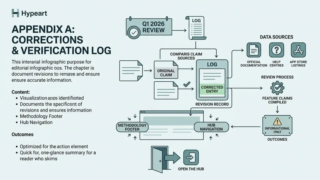 Flowchart illustrating the verification process for data sources and revisions in a reel maker app report