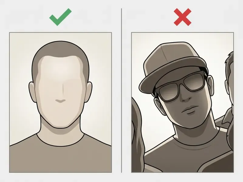 Examples of optimal source photos for an AI superhero generator.