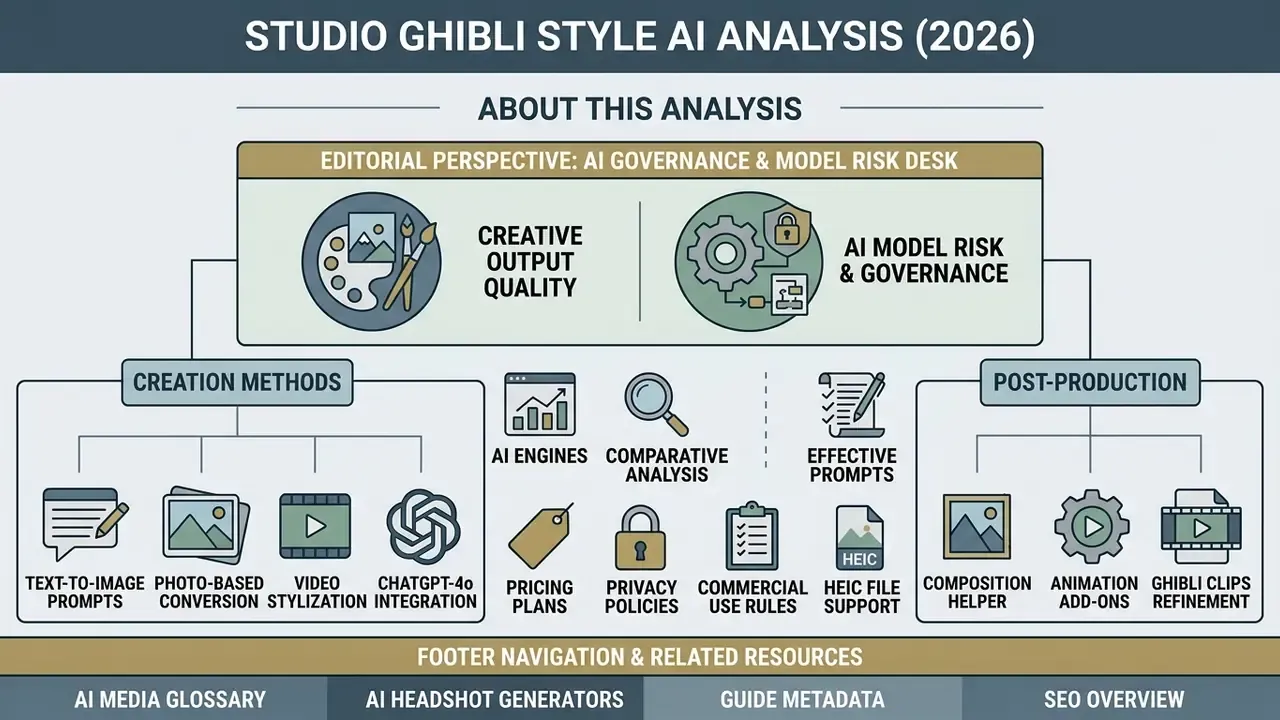 Summary of editorial perspectives, creation methods, and post-production steps for AI media generation