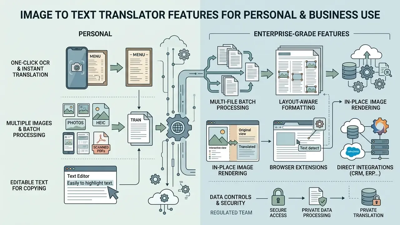 Comparison of personal processing workflows versus enterprise batch and integration capabilities
