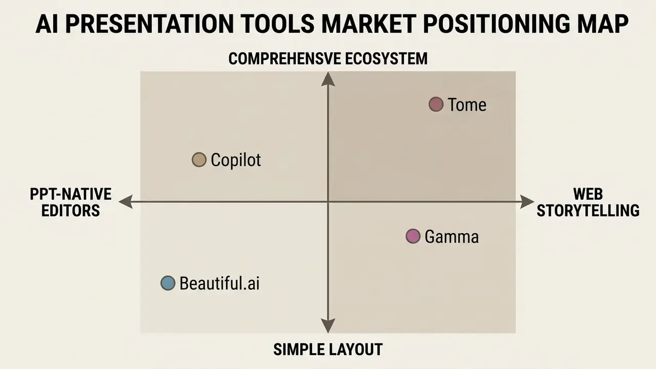 * "ai presentation tools market positioning map"