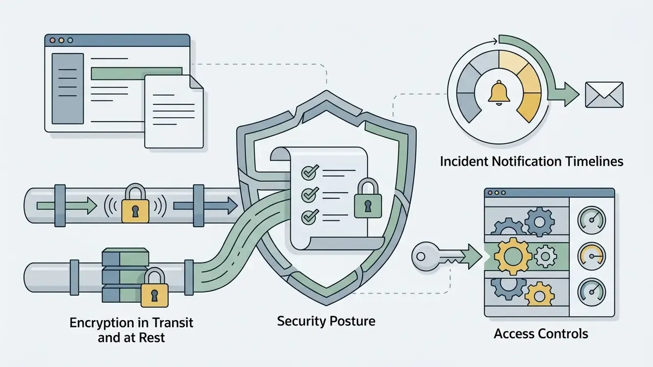 Security shield protecting encrypted data pipelines and connecting to notification and access control modules
