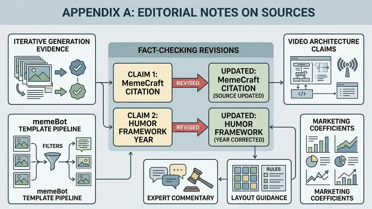 Summary of fact-checking revisions for citations, technical frameworks, and marketing data