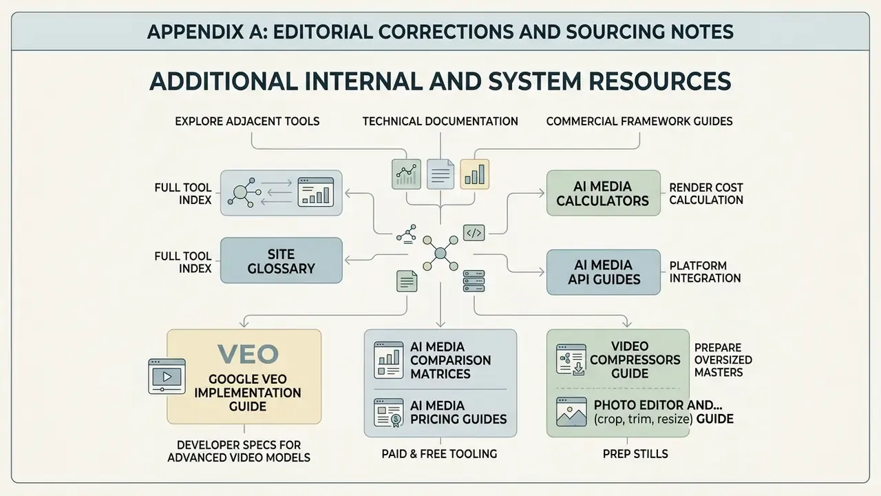 Central hub connecting technical documentation, AI media guides, and specialized video production tools