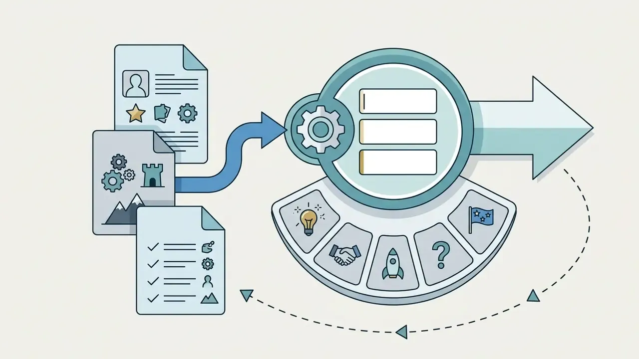 Documents with character and world data feeding into an AI fanfic generator process for story output