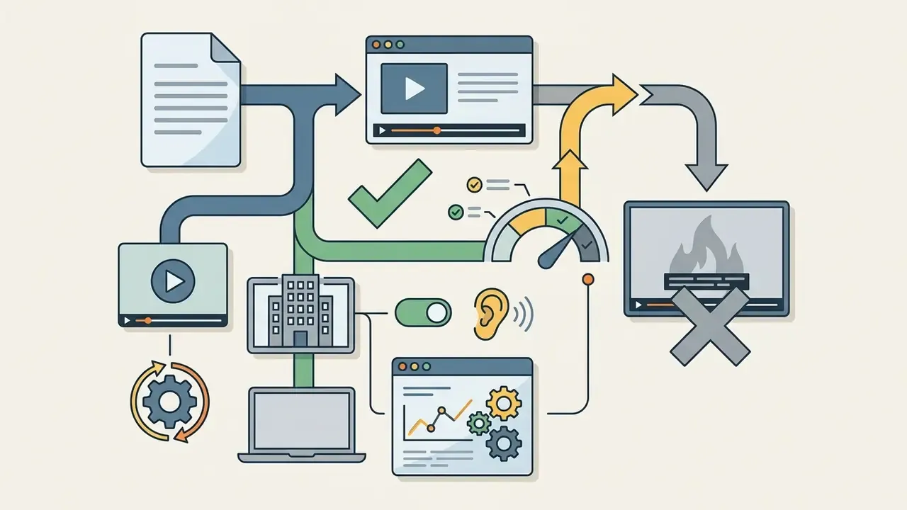 Media files and video players flowing through a processing system to distinguish sidecar from burned files