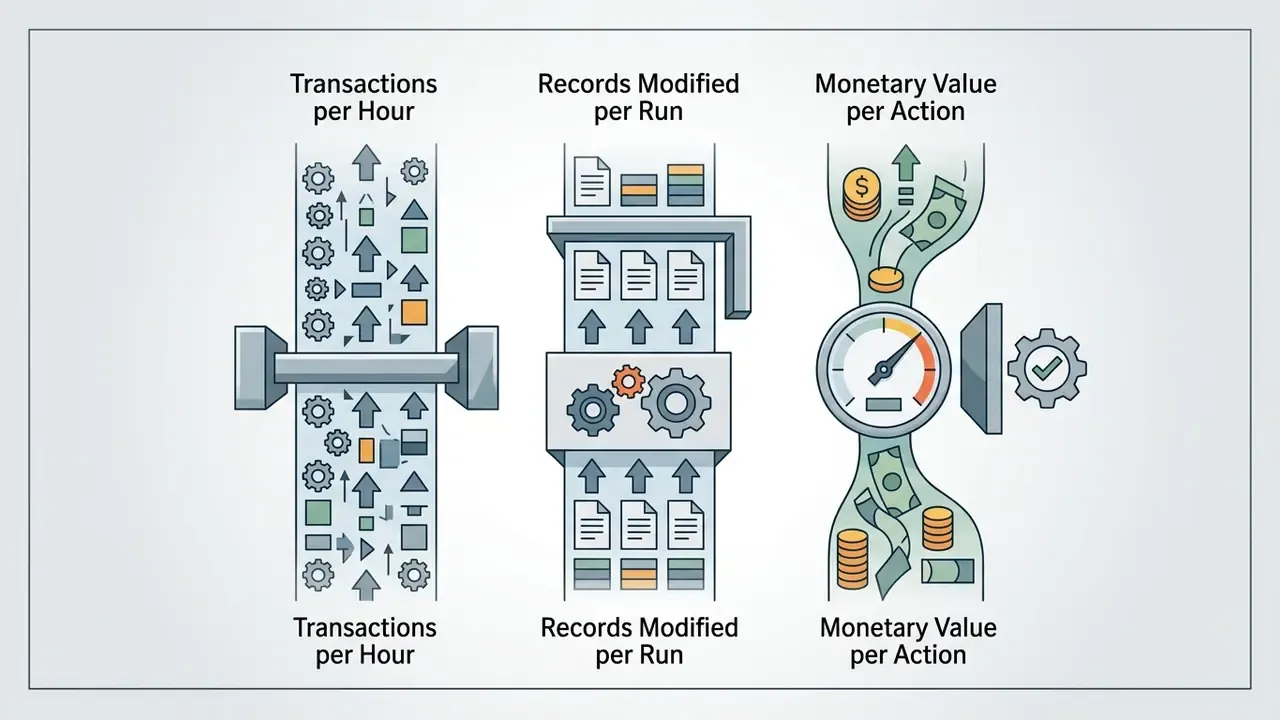 Three vertical channels showing transactions, document records, and monetary flow restricted by control gates