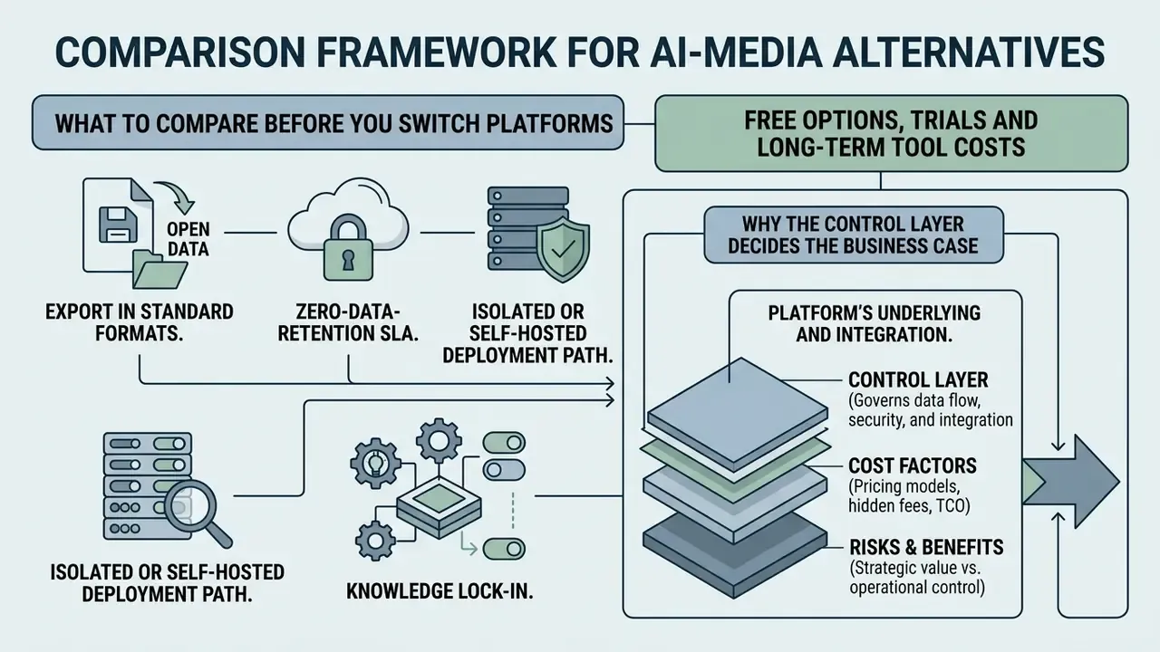 Structured evaluation model for platform migration featuring technical criteria and cost layer analysis