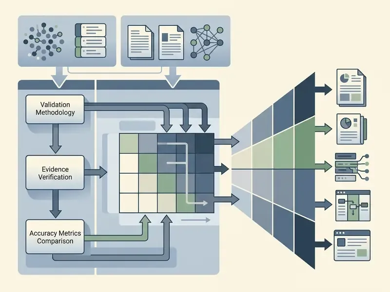 Decision matrix mapping review proof results to permissible operational scope for AI tools
