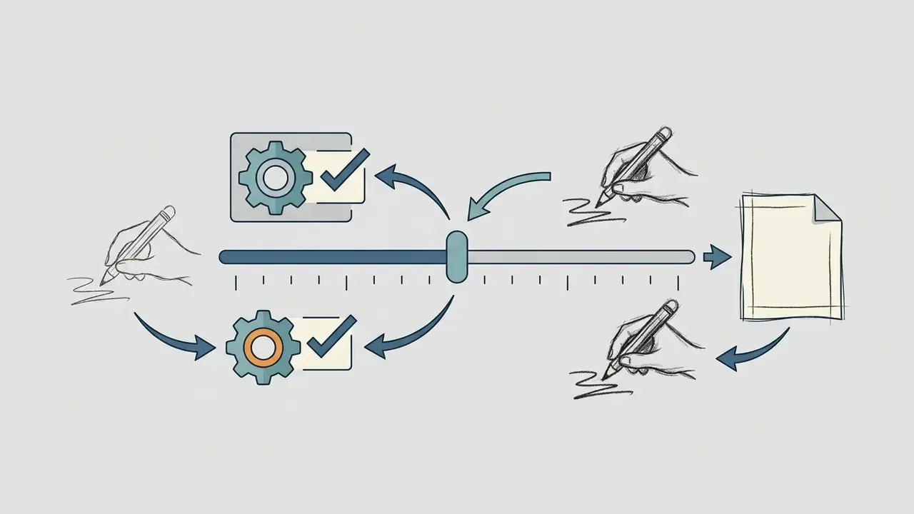 Slider adjusting the influence of hand drawn sketches on an AI logo generator output