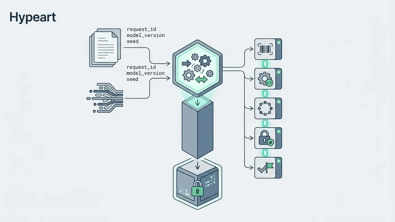 Data processing pipeline recording request metadata into an immutable blockchain log for audit purposes