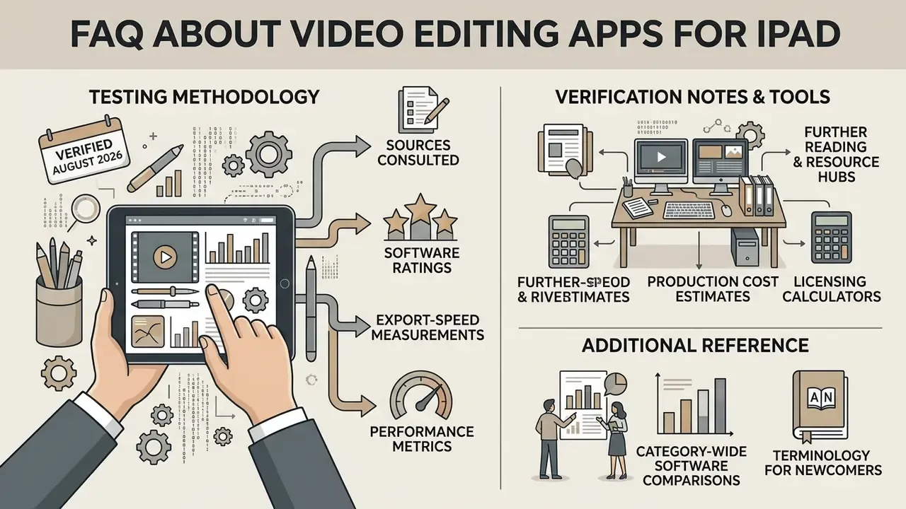 Summary of research methods for the best iPad video editor including software ratings and cost calculators