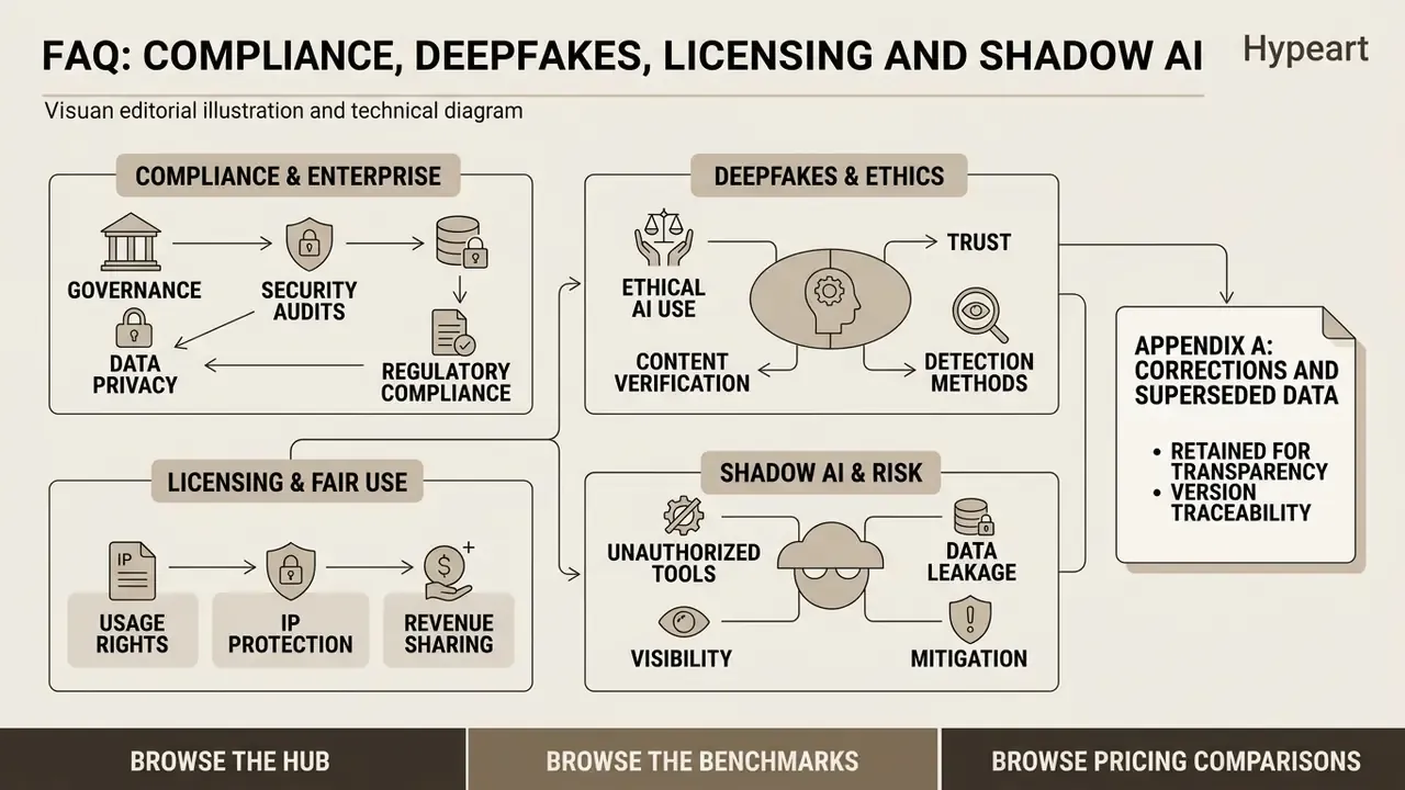 Summary of compliance, ethics, and risk management concepts for AI video editing software navigation