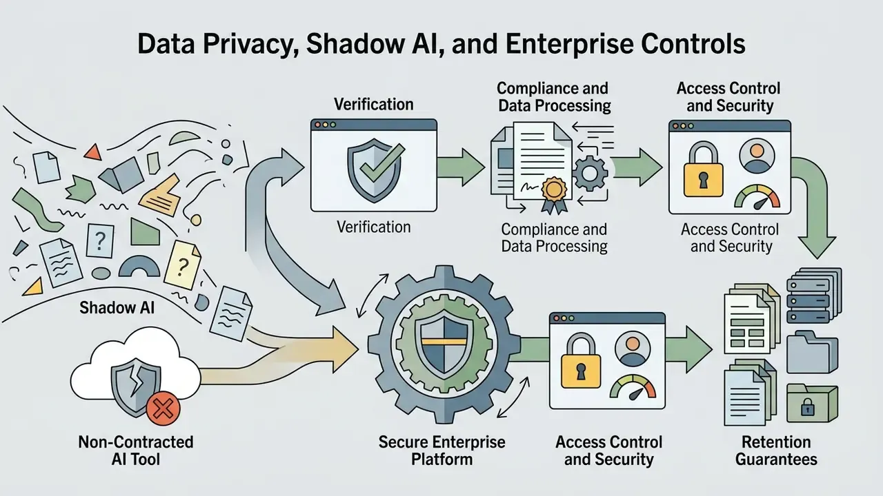Unregulated data flowing into a secure gear system that processes information into protected storage