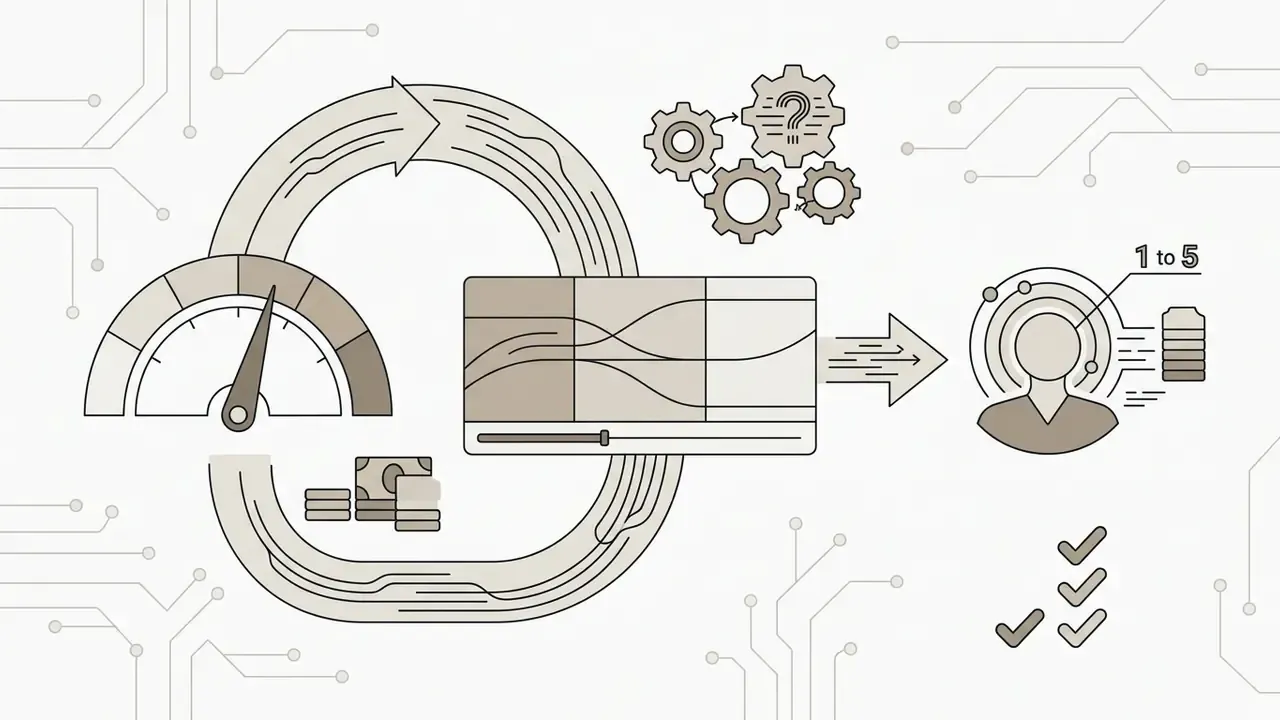 Circular workflow showing costs and speed metrics for generating AI avatars for YouTube video production